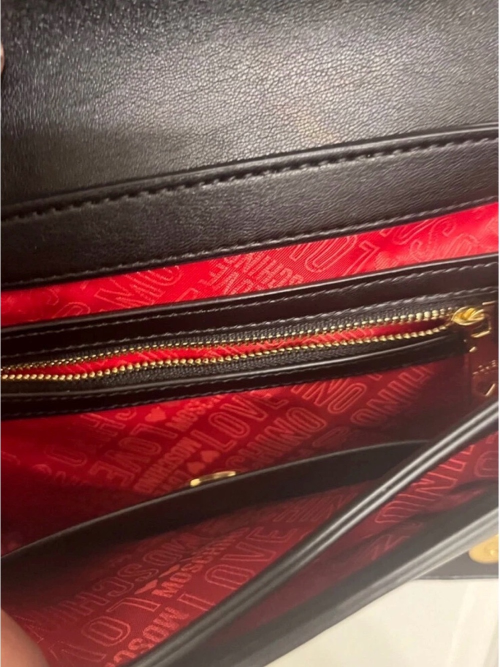 LOVE MOSCHINO Quilted Handbag, EUC - Picture 5 of 7